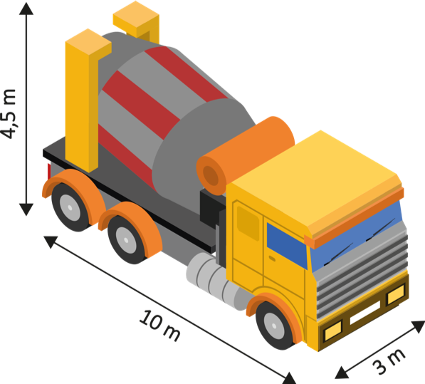 Caractéristiques et dimensions du camion toupie